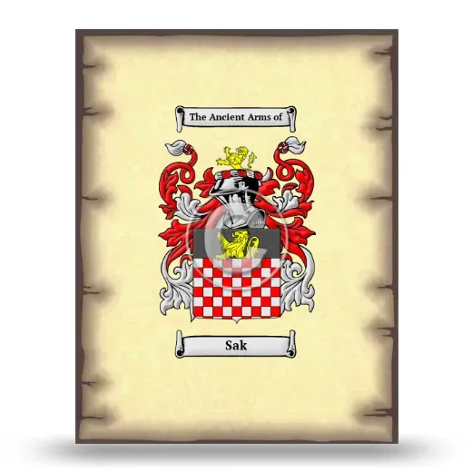 Sak Coat of Arms Print