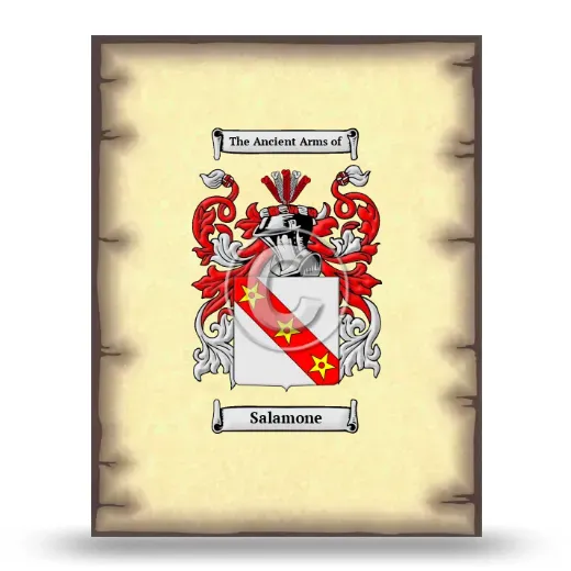 Salamone Coat of Arms Print