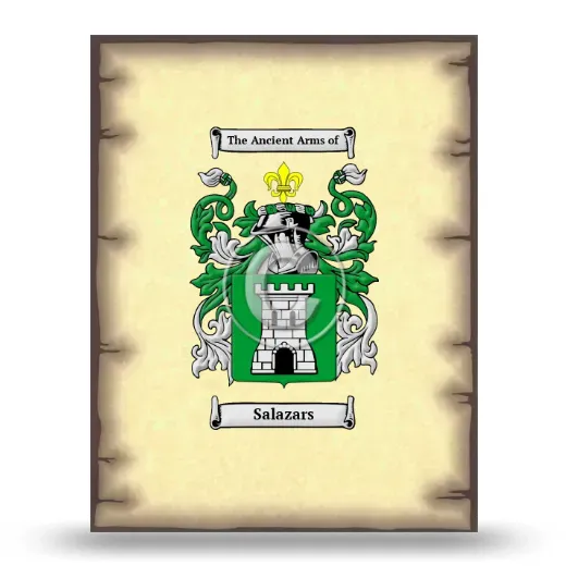 Salazars Coat of Arms Print