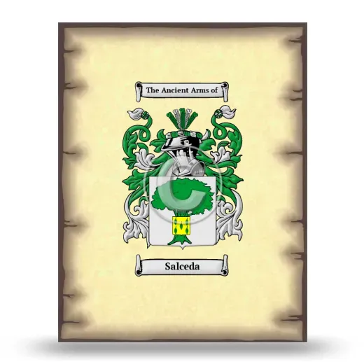 Salceda Coat of Arms Print