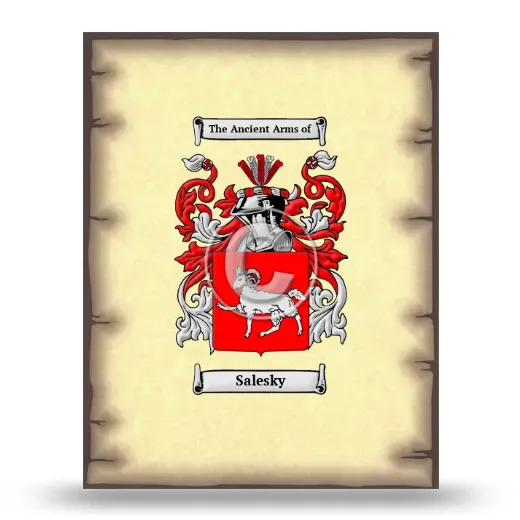 Salesky Coat of Arms Print