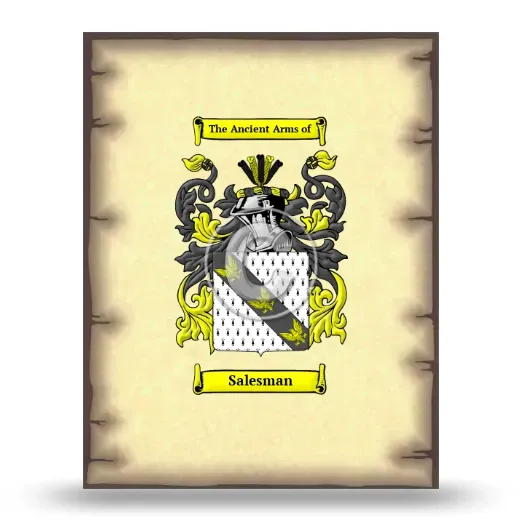 Salesman Coat of Arms Print