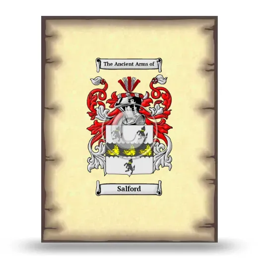 Salford Coat of Arms Print