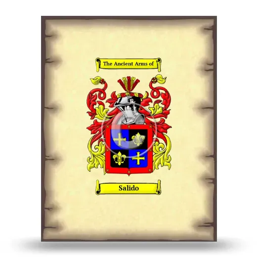 Salido Coat of Arms Print