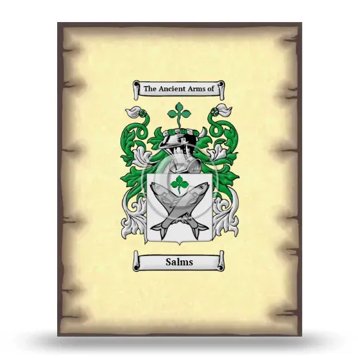 Salms Coat of Arms Print