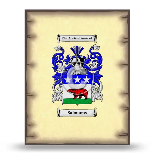 Salomons Coat of Arms Print