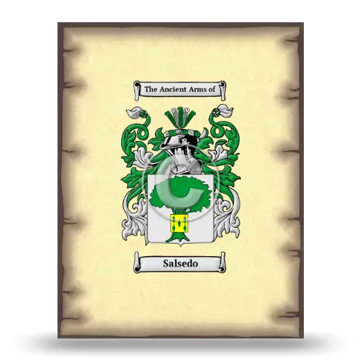 Salsedo Coat of Arms Print