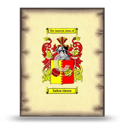 Salva-tierra Coat of Arms Print