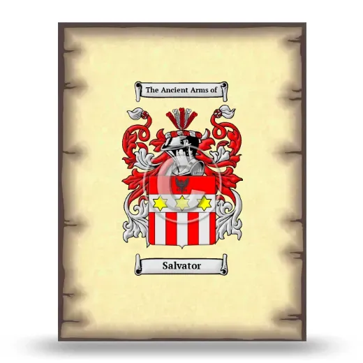 Salvator Coat of Arms Print