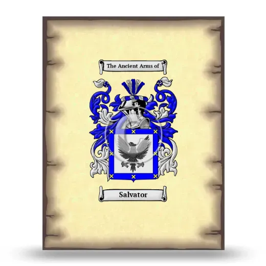 Salvator Coat of Arms Print