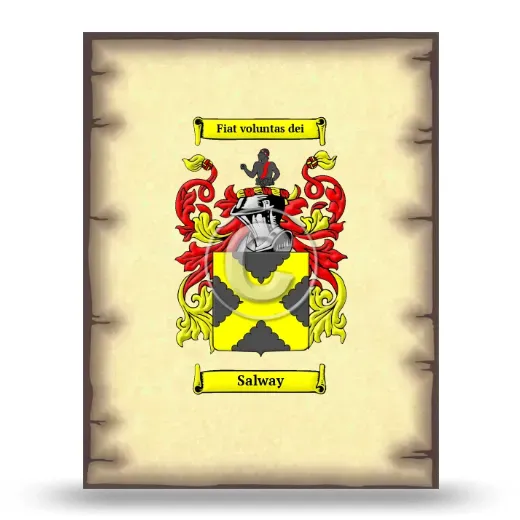 Salway Coat of Arms Print