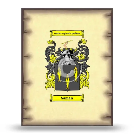 Saman Coat of Arms Print