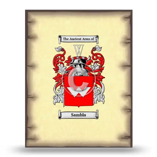 Sambla Coat of Arms Print