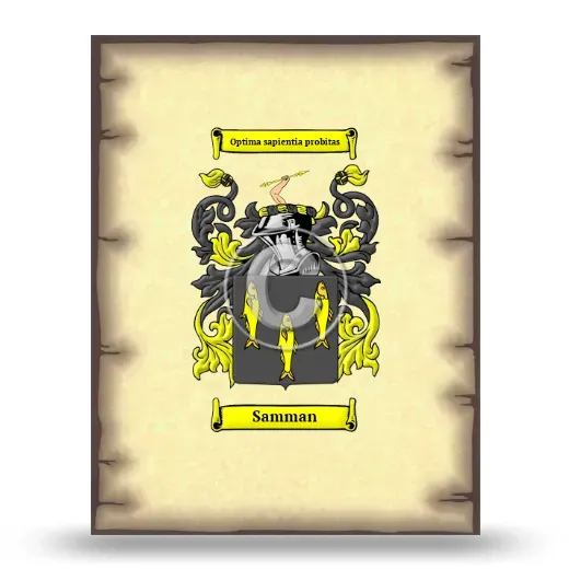 Samman Coat of Arms Print