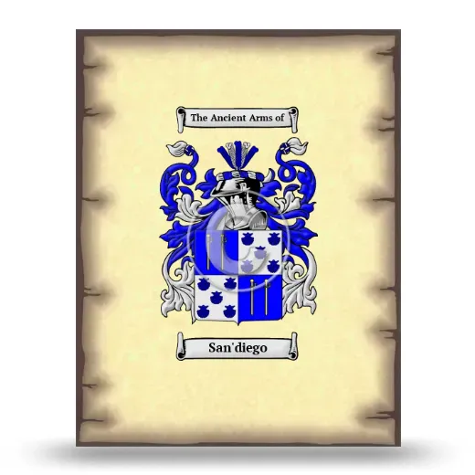 San'diego Coat of Arms Print