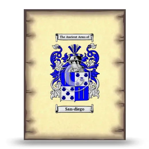San-diego Coat of Arms Print
