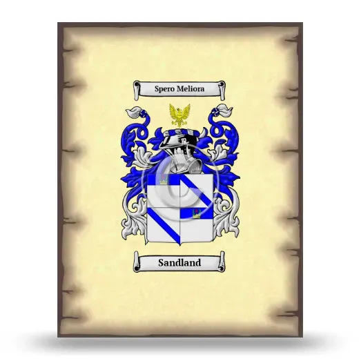 Sandland Coat of Arms Print
