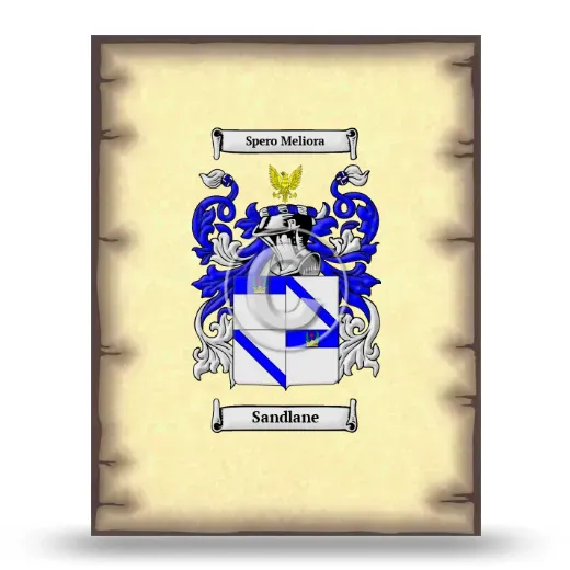 Sandlane Coat of Arms Print