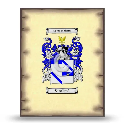 Sandlend Coat of Arms Print