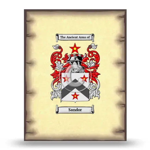 Sandor Coat of Arms Print
