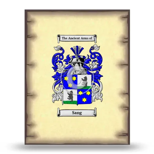 Sang Coat of Arms Print