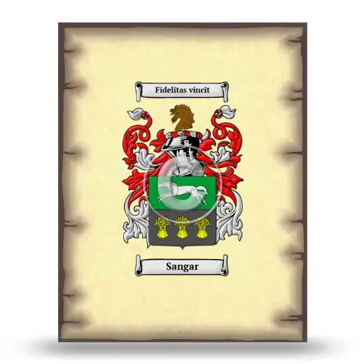 Sangar Coat of Arms Print