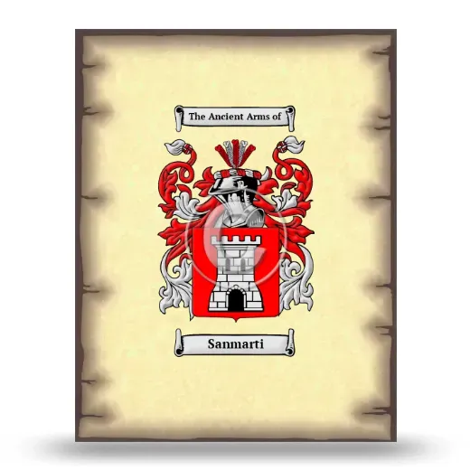 Sanmarti Coat of Arms Print