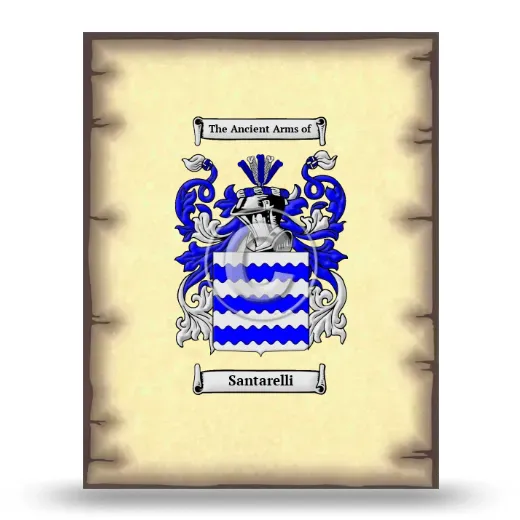 Santarelli Coat of Arms Print
