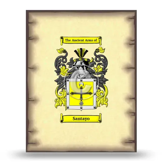 Santayo Coat of Arms Print
