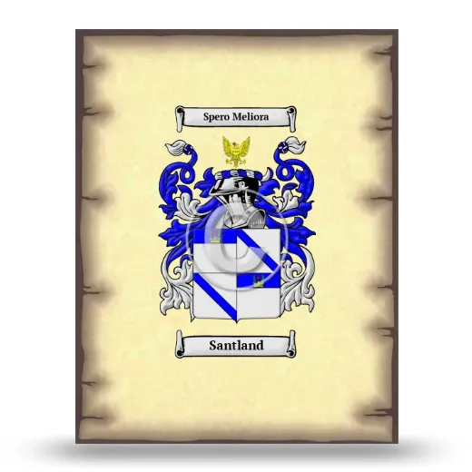 Santland Coat of Arms Print