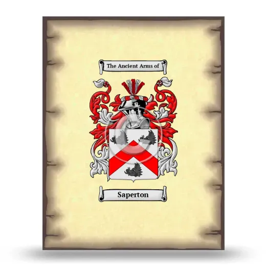 Saperton Coat of Arms Print