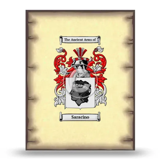Saracino Coat of Arms Print
