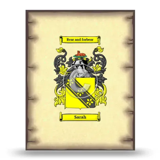 Sarah Coat of Arms Print