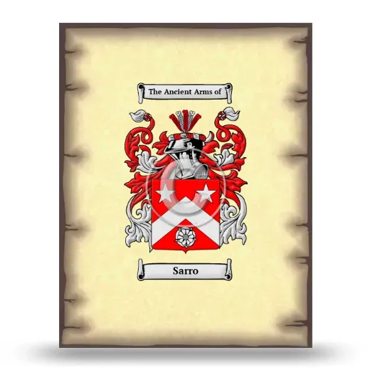 Sarro Coat of Arms Print