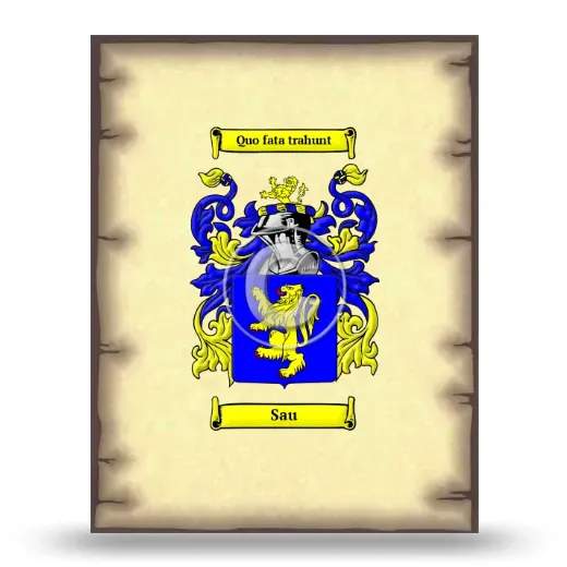 Sau Coat of Arms Print