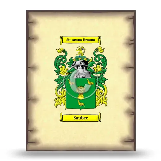 Saubee Coat of Arms Print