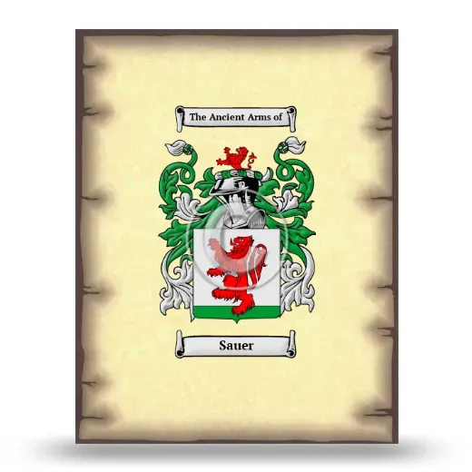 Sauer Coat of Arms Print
