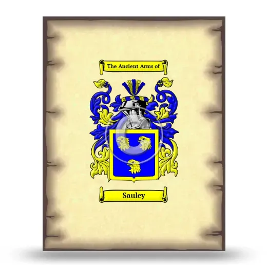 Sauley Coat of Arms Print