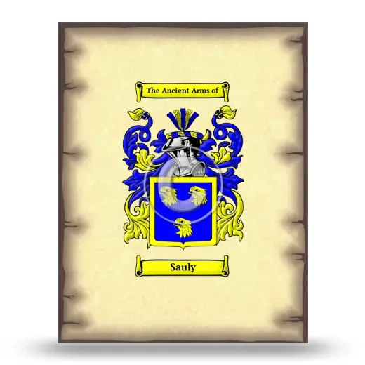 Sauly Coat of Arms Print