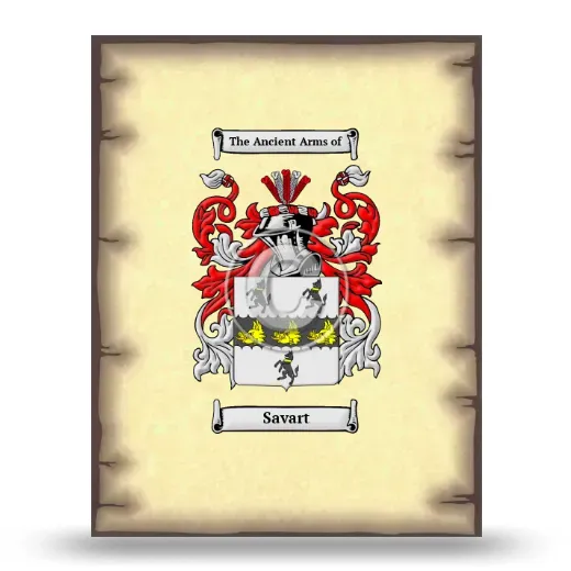 Savart Coat of Arms Print