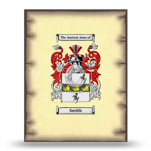 Savith Coat of Arms Print