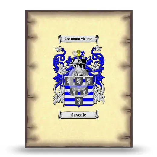 Saycale Coat of Arms Print