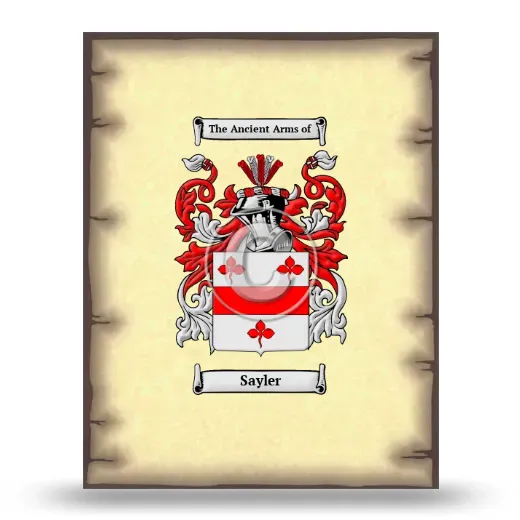 Sayler Coat of Arms Print