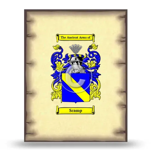 Scamp Coat of Arms Print