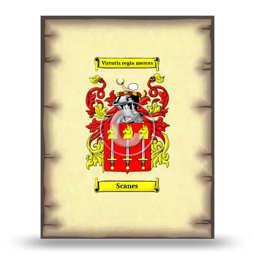 Scanes Coat of Arms Print