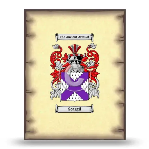 Scargil Coat of Arms Print