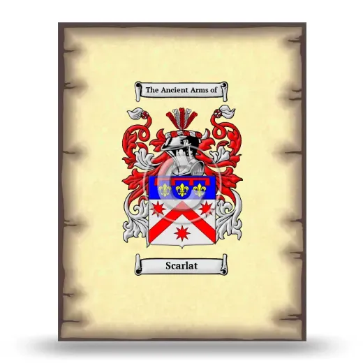 Scarlat Coat of Arms Print