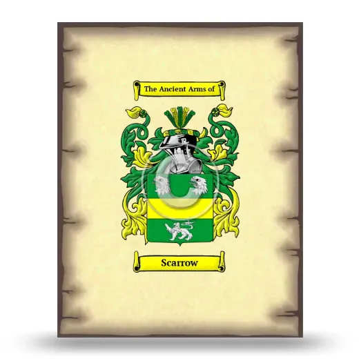 Scarrow Coat of Arms Print