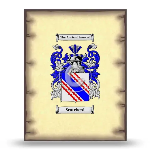 Scatcherd Coat of Arms Print