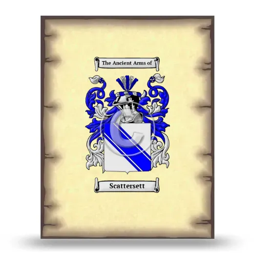 Scattersett Coat of Arms Print
